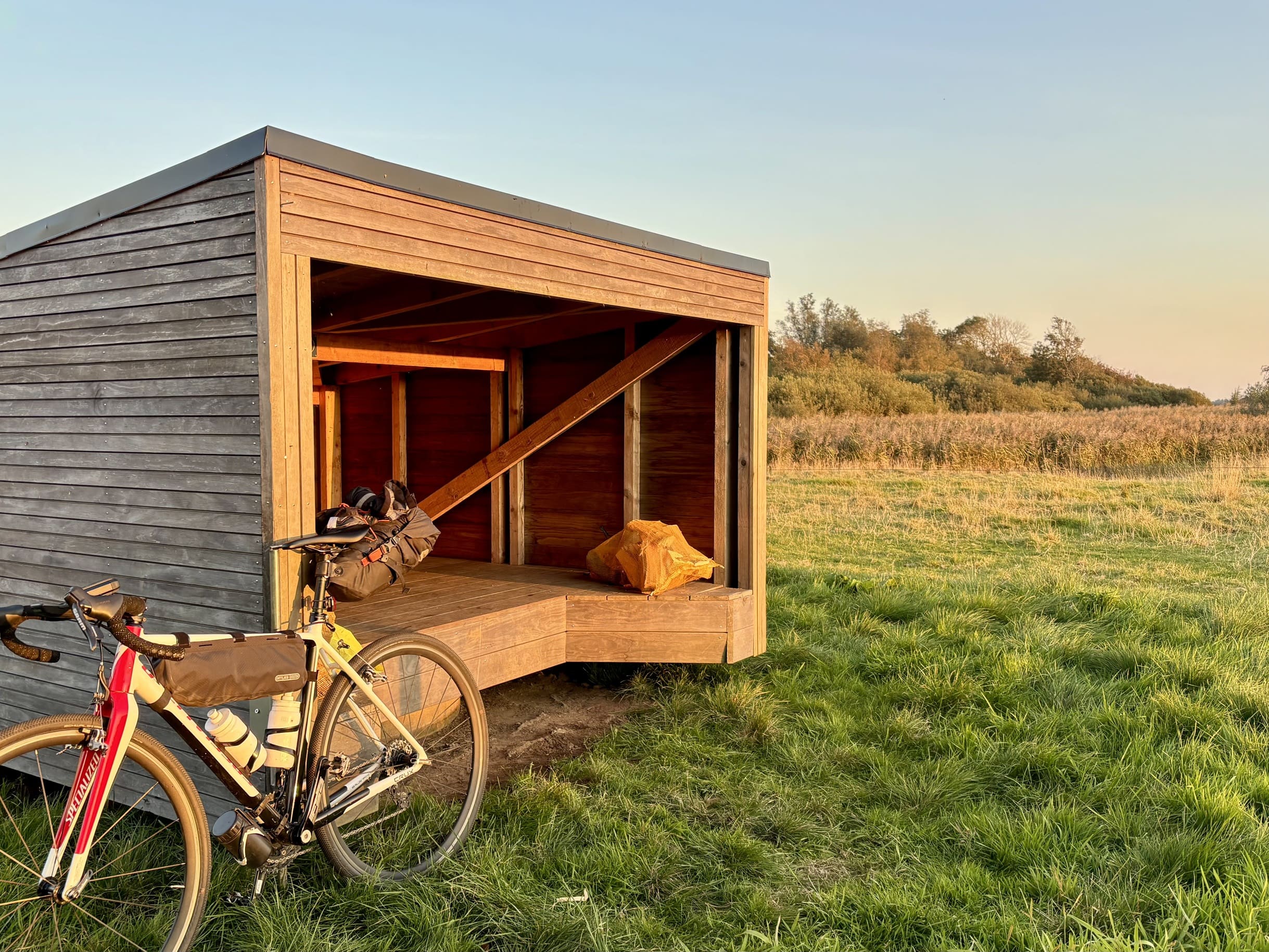 Overnighter durch Schleswig-Holstein mit Shelter-Übernachtung in Dänemark