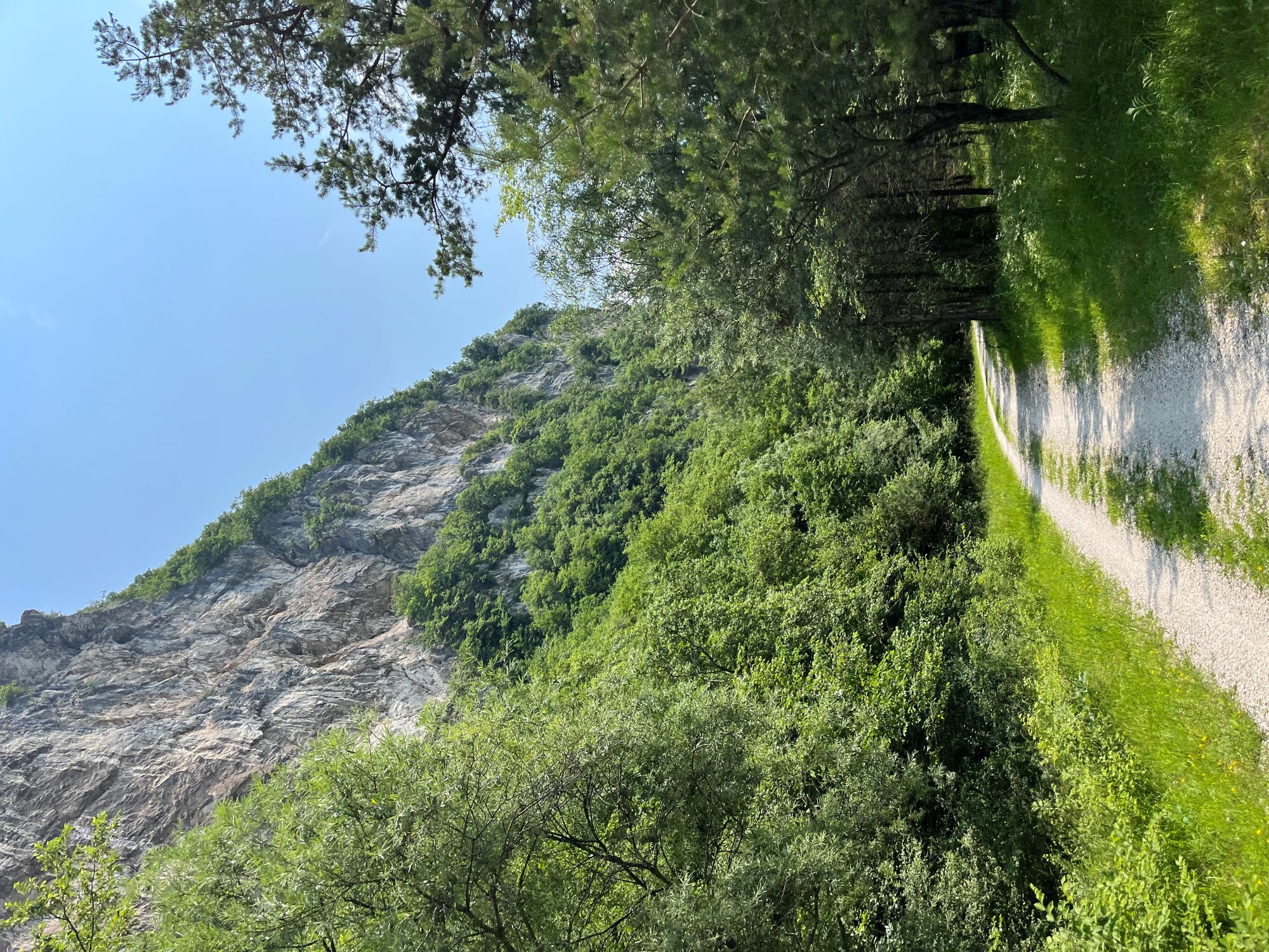 Radweg in der Nähe von Ponte nelle Alpi