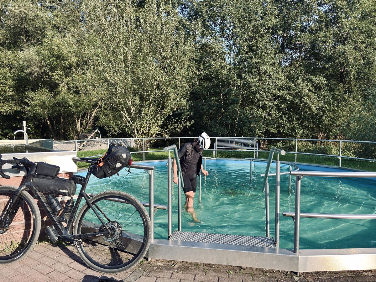 Kurzer Kneipp-Stop in Frommersbach