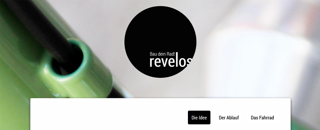 Screenshot Revelos Webseite