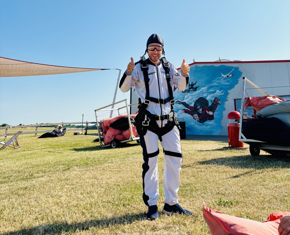 Malte auf dem Flugplatz