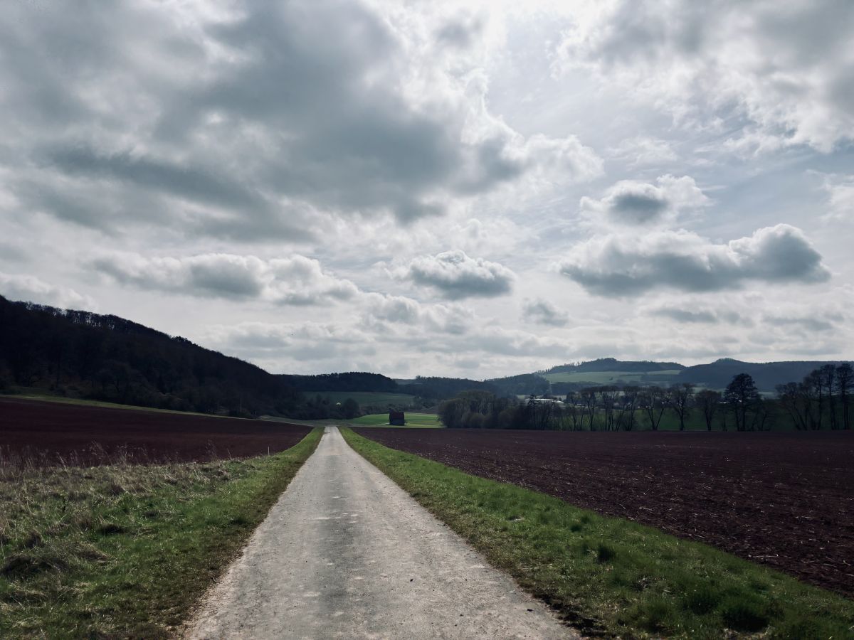 Landwirtschaftsweg im Naturpark Münden